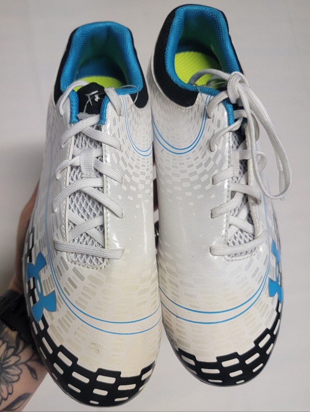 Deadstock Under Armour CF Force 3.0 FG Soccer Cleats Wear Test Sample